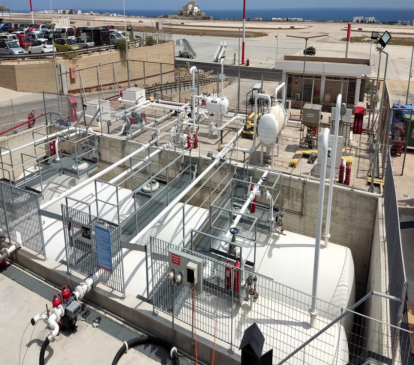 Commencement of operations of additional storage tanks on Gissco refuelling depot at Santorini International airport