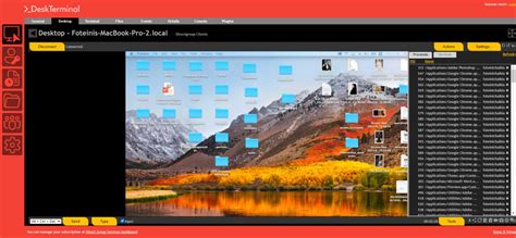 Transfer files from and to the remote device. Edit text and configuration files without downloading.