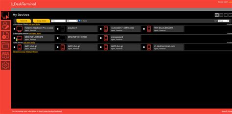 Remote view & control the device's desktop
