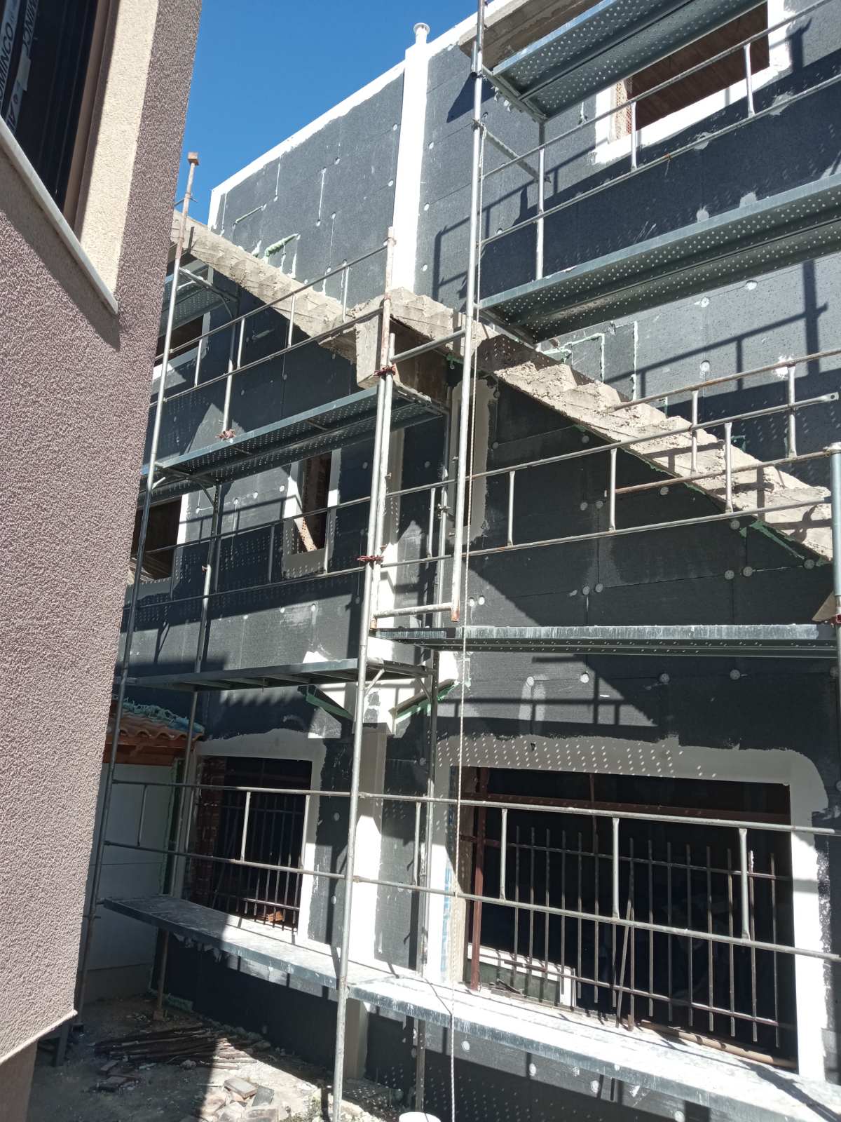 Θερμοπρόσοψη σε νέα οικοδομή - Μετά