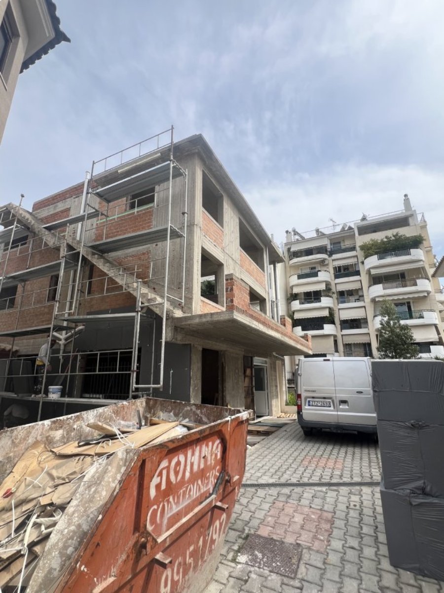 Θερμοπρόσοψη σε νέα οικοδομή - Πριν