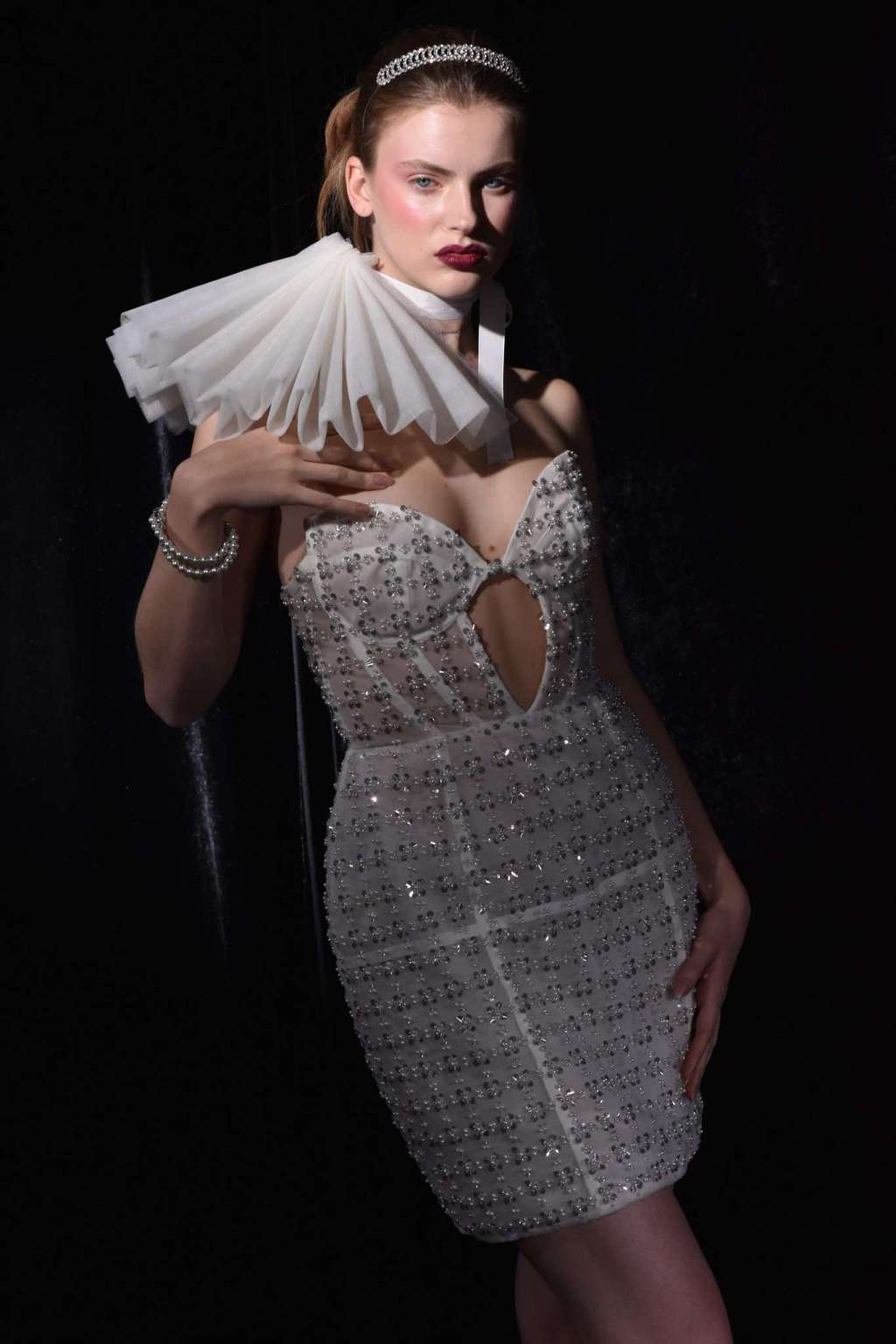 Antoinette wedding dress front