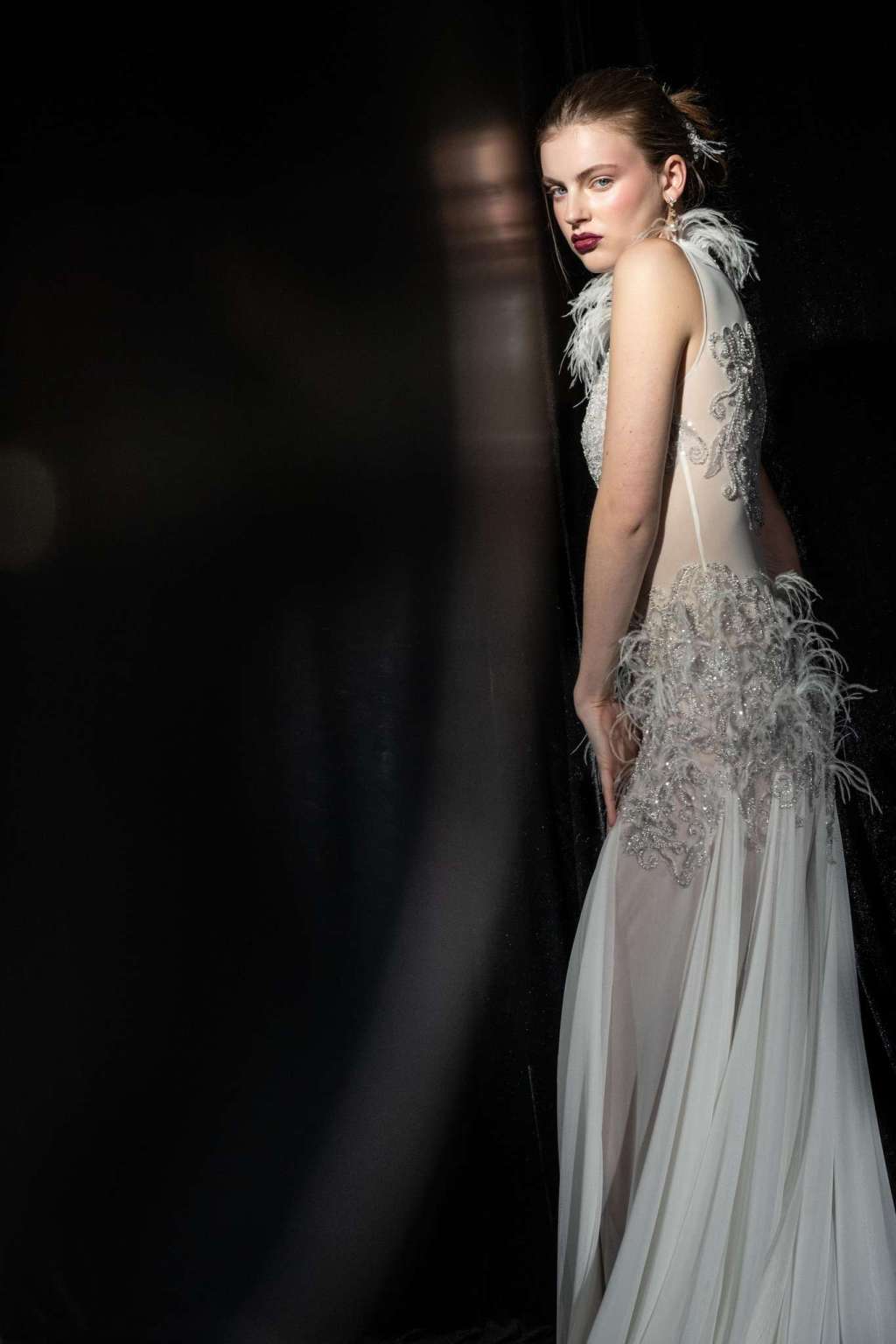 Odette wedding dress back