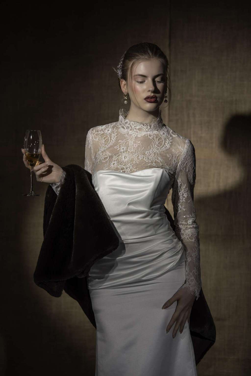 Elise wedding dress front view