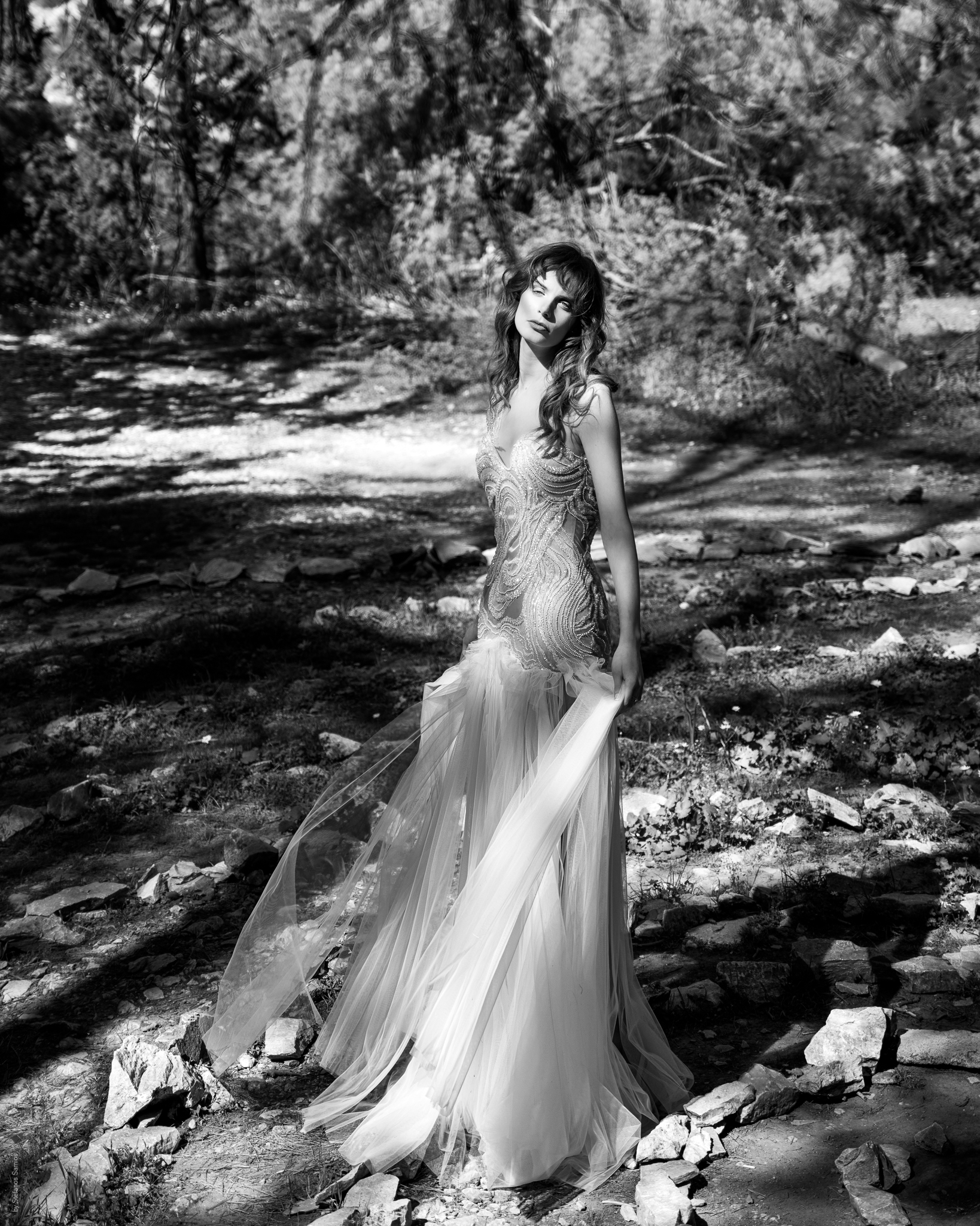 ophelia wedding dress side