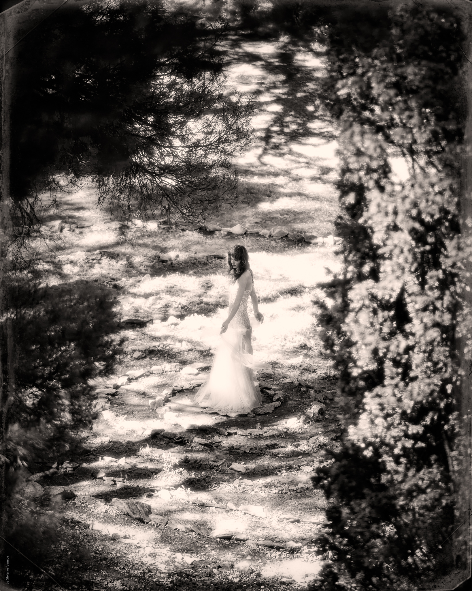 Ophelia wedding dress side